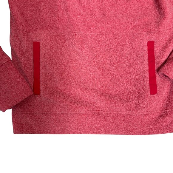 All in Motion Fleece Hooded Top Boys Size Medium Solid Red - Picture 3 of 5